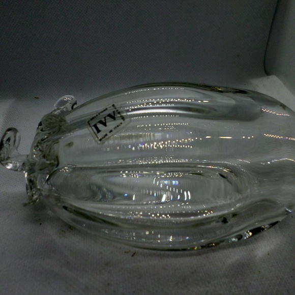 IVV Italy Blown Glass Eggplant Selezione - Picture 2 of 6